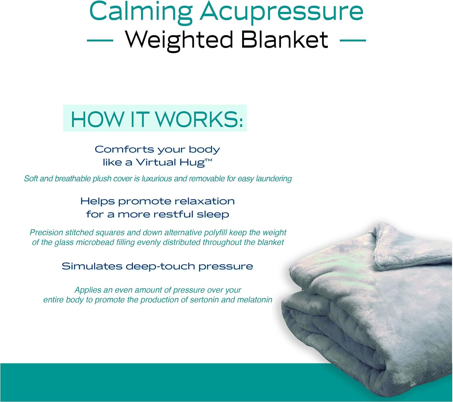 Weighted Blanket with Bamboo Cover