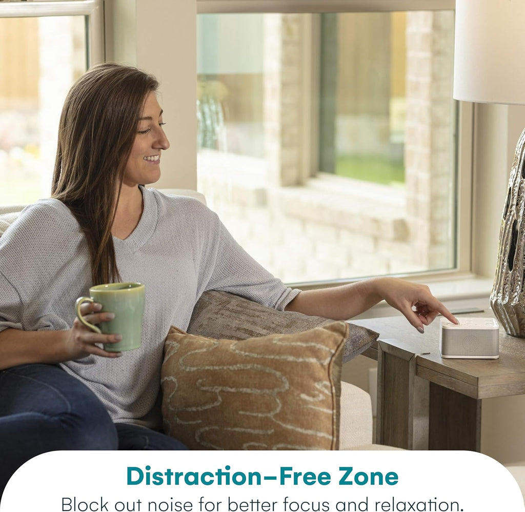 Sleep Sound Machine, White Noise & Nature Sounds, Portable